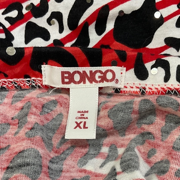 Bongo Ciara Red Corvette Animal Print Juniors Cami Top XL From Sears - Picture 10 of 14